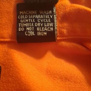 Men's Orange Casual Button Down Shirt